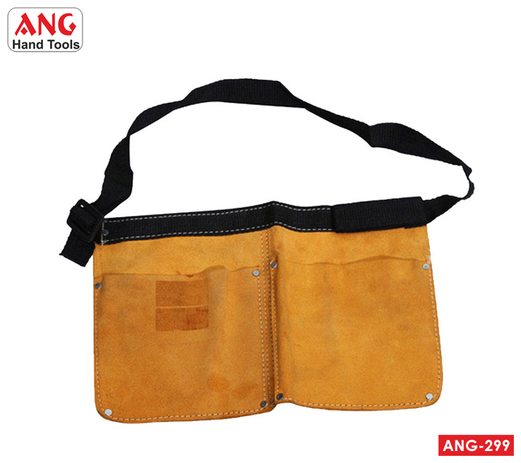 2-Pocket-Split-Leather-Large-Nail-Bag
